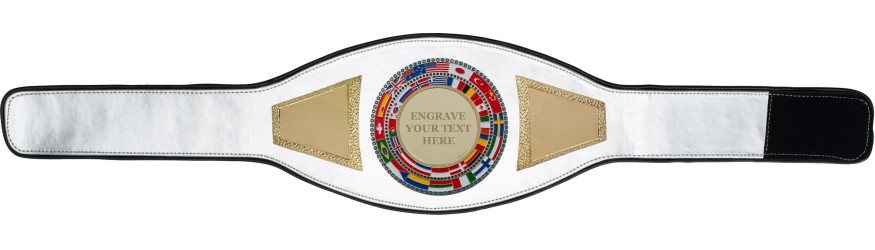 CHAMPIONSHIP BELT PROFLAG2/FLAG/G/ENGRAVE - VARIETY OF LEATHER COLOURS AVAILABLE CHAMPIONSHIP BELT PROFLAG2/FLAG/G/ENGRAVE - VARIETY OF LEATHER COLOURS AVAILABLE